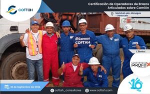 Certificación de Operadores de Brazos Articulados sobre Camión