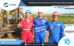 Certificación de Operadores de Payloader (Montacargas) en CORPORACION PROFIT