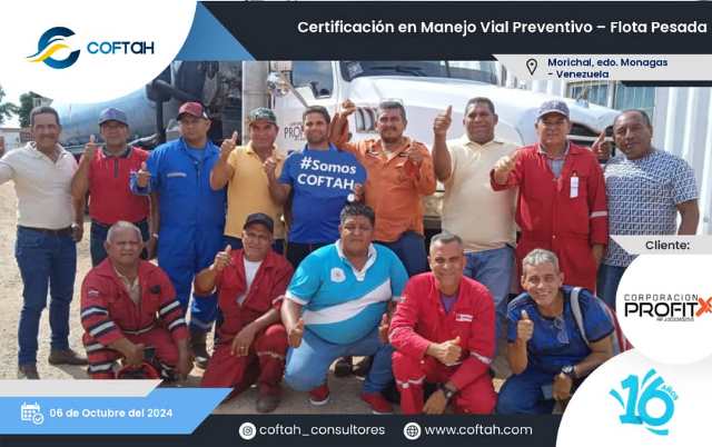 Certificación en Manejo Vial Preventivo – Flota Pesada