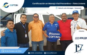 Certificación en Manejo Vial Preventivo – Flota Liviana