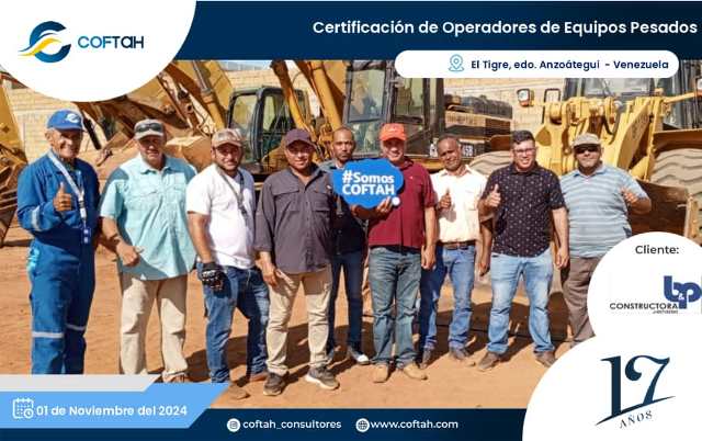 Certificación de Operadores de Equipos Pesados