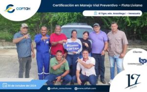 Certificación en Manejo Vial Preventivo – Flota Liviana