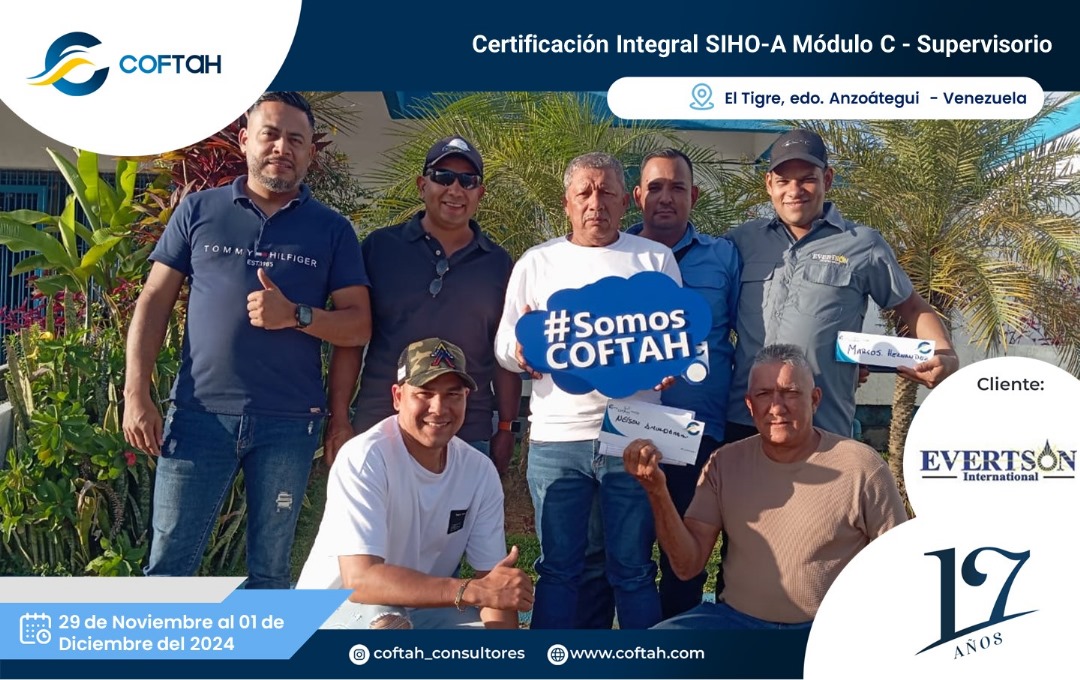 Lee más sobre el artículo Certificación Integral SIHO-A Módulo C – Supervisorio en EVERTSON INTERNATIONAL
