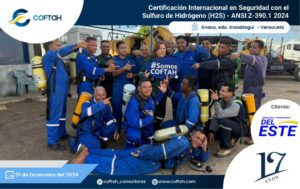 Certificación Internacional con el Sulfuro de Hidrógeno H2S (ANSI Z-390)