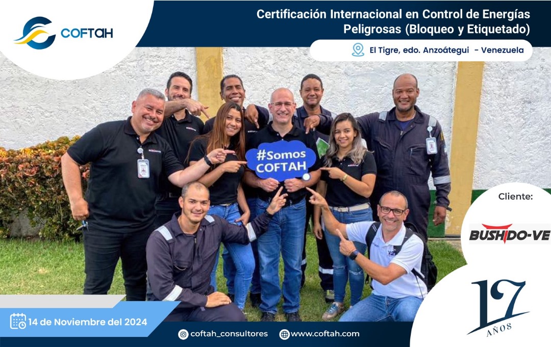Lee más sobre el artículo Certificación Internacional en Control de Energías Peligrosas (Bloqueo y Etiquetado) ANSI. ASSP Z244.1-20 en BUSHIDO-VE