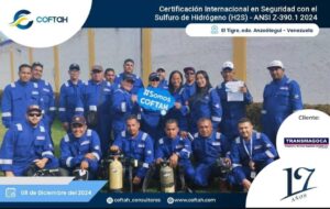 Certificación Internacional en Seguridad con el Sulfuro de Hidrógeno (H2S) - ANSI Z-390.1 2024