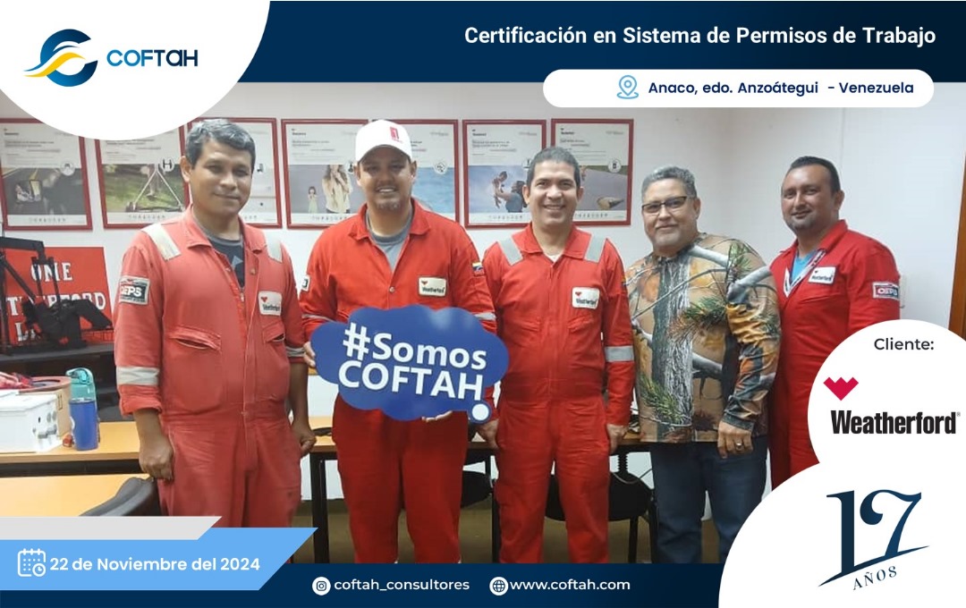 Lee más sobre el artículo Certificación en Sistema de Permisos de Trabajo en WEATHERFORD