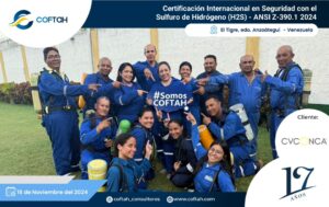 Certificación Internacional con el Sulfuro de Hidrógeno H2S - ANSI Z390.1 2024