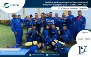 Certificación Internacional con el Sulfuro de Hidrógeno H2S - ANSI Z390.1 2024