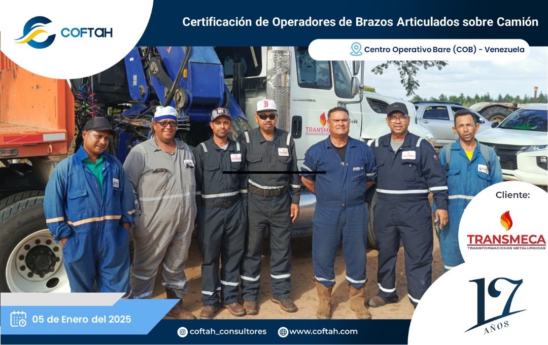 Lee más sobre el artículo Certificación de Operadores de Brazos Articulados sobre Camión en TRANSMECA