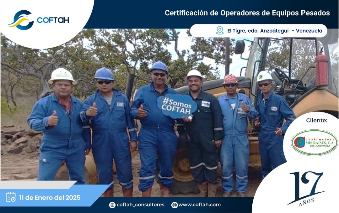 Lee más sobre el artículo Certificación de Operadores de Equipos Pesados en CONSTRUCTORA MIS RAISES