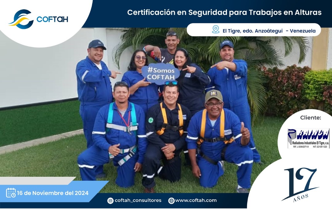 Lee más sobre el artículo Certificación en Seguridad para Trabajos en Alturas en RAINCA