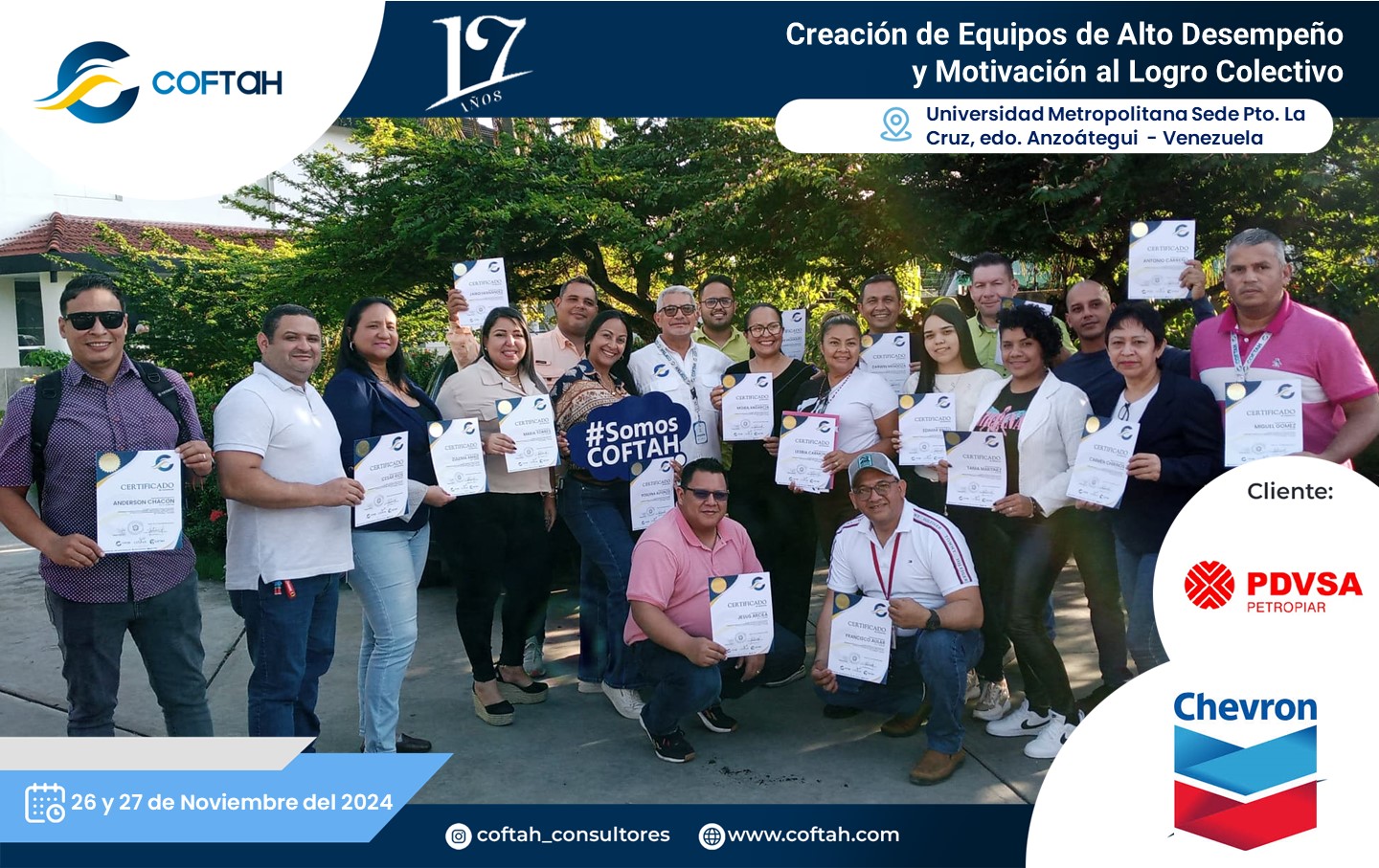 Lee más sobre el artículo Creación de Equipos de Alto Desempeño y Motivación al Logro Colectivo en PDVSA PETROPIAR Y CHEVRON