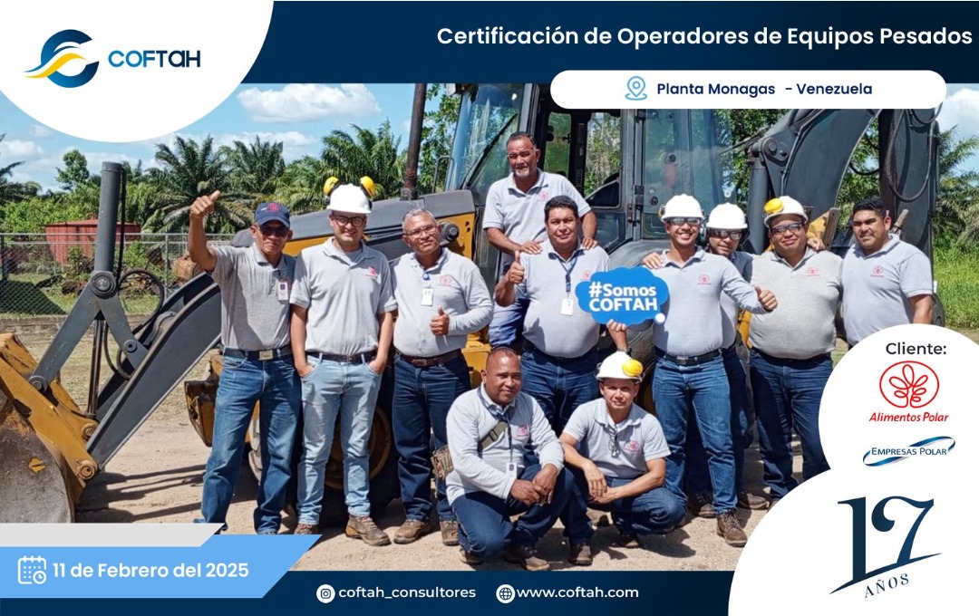 Lee más sobre el artículo Certificación de Operadores de Equipos Pesados EN ALIMENTOS POLAR