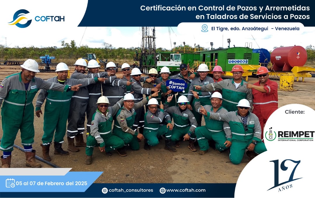 Lee más sobre el artículo Certificación en Control de Pozos y Arremetidas para Taladros de Servicios de Pozos EN REIMPET