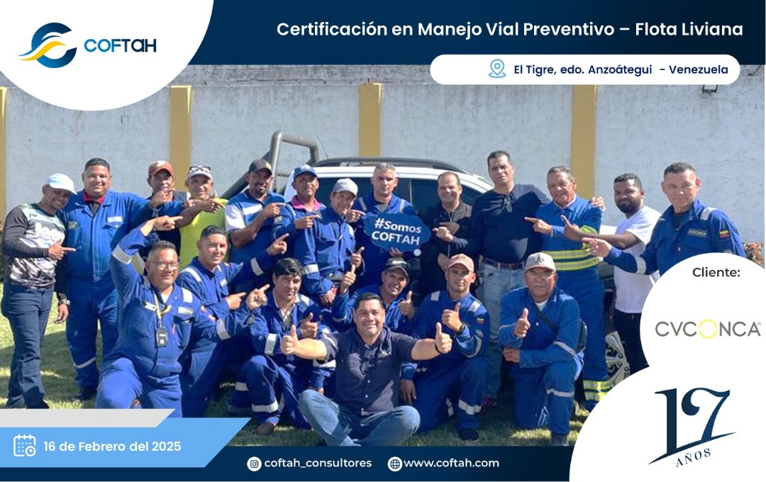 Lee más sobre el artículo Certificación en Manejo Preventivo – Flota Liviana EN CVCONCA