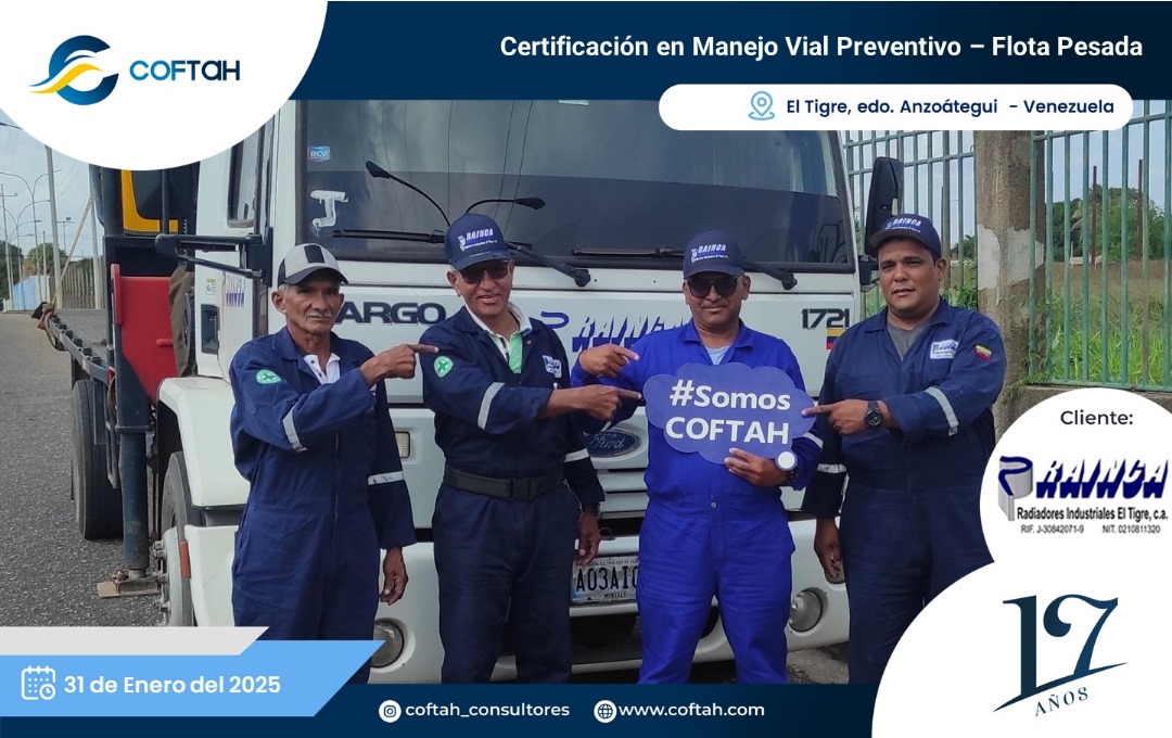 Lee más sobre el artículo Certificación en Manejo Preventivo – Flota Pesada en RAINCA