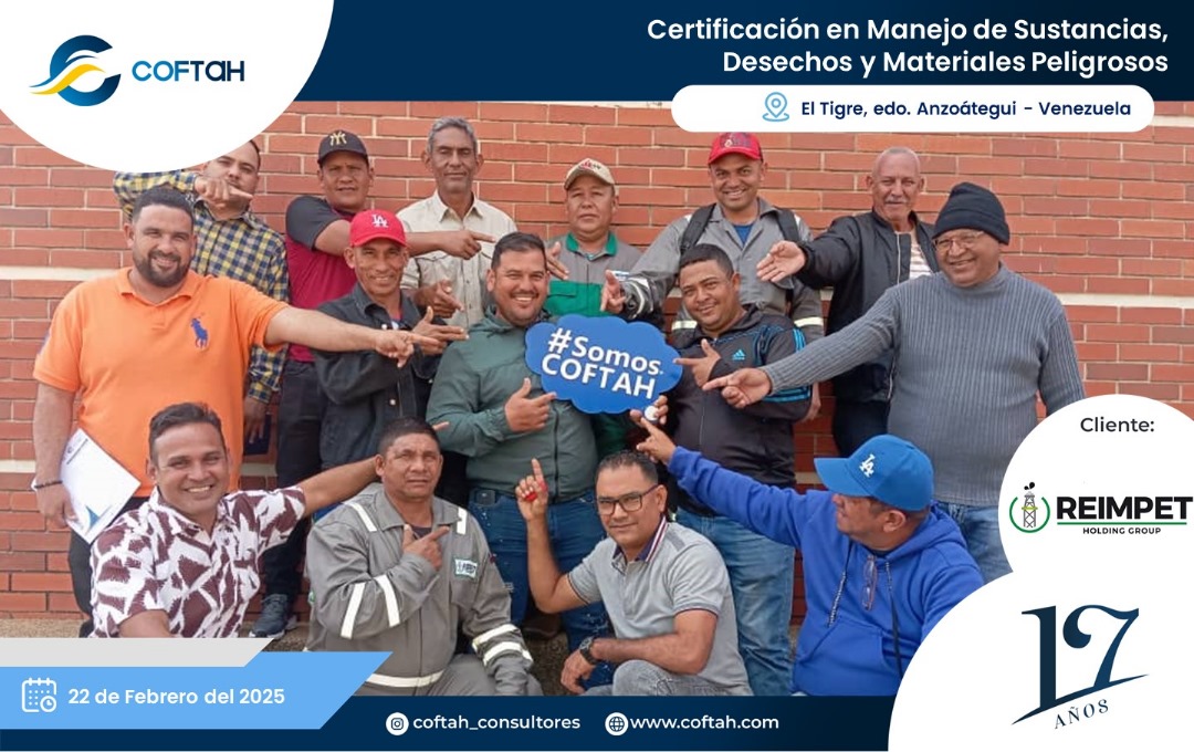Lee más sobre el artículo Certificación en Manejo de Sustancias, Desechos y Materiales Peligrosos EN REIMPET