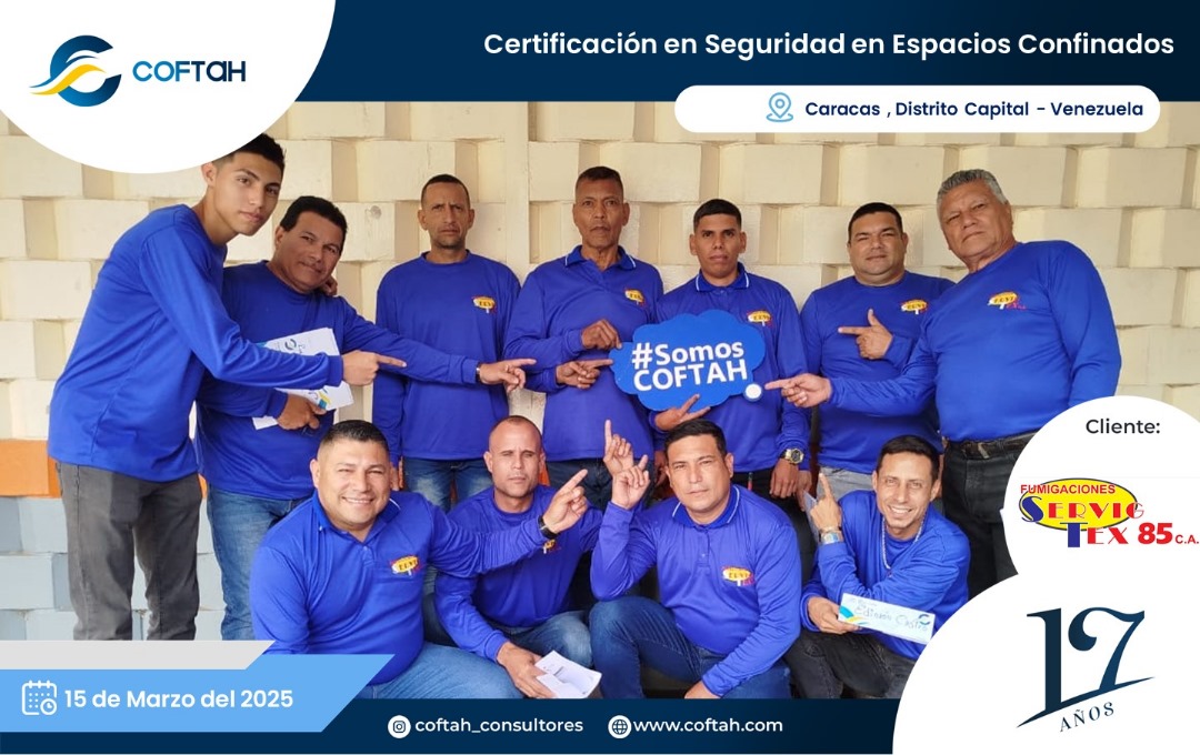 Lee más sobre el artículo Certificación en Seguridad en Espacios Confinados en SERVIG TEX 85