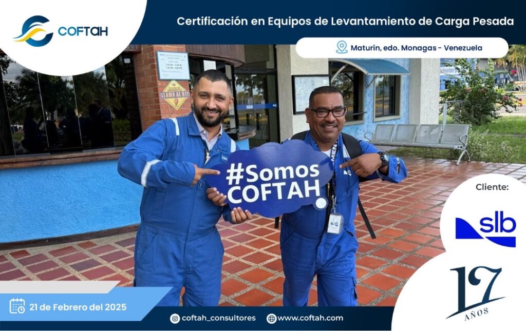 Certificación en Equipos de Levantamiento de Cargas Pesadas