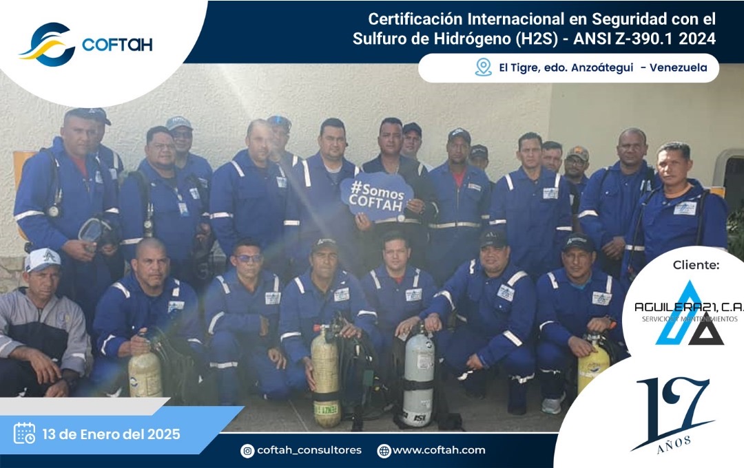 Lee más sobre el artículo Certificación Internacional con el Sulfuro de Hidrógeno H2S – ANSI Z-390.1 2024 EN SERMACA