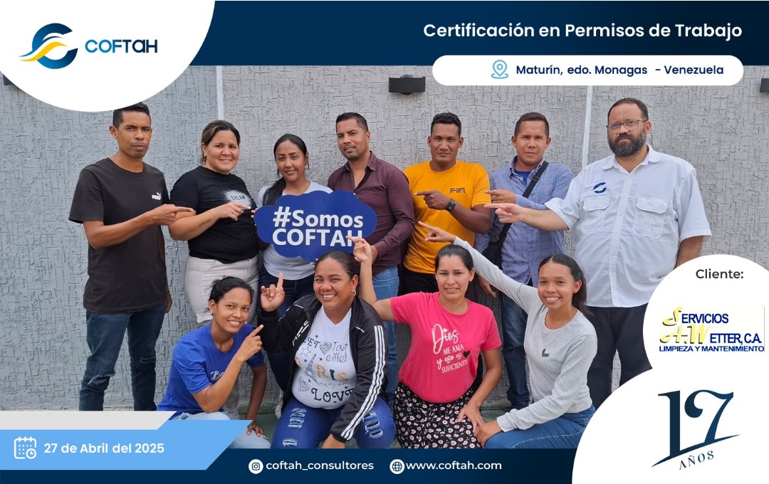 Lee más sobre el artículo Certificación en Procedimiento de Permisos de Trabajo (PDT) EN SERVICIOS A WETTER
