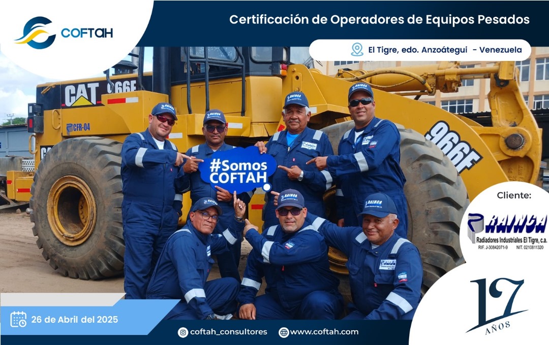 Lee más sobre el artículo Certificación de Operadores de Equipos Pesados EN RAINCA