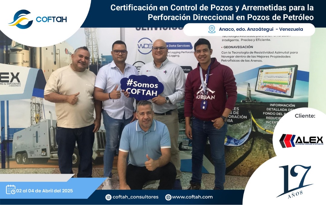 Lee más sobre el artículo Certificación en Control de Pozos y Arremetidas para la Perforación Direccional de Pozos Petroleros en ALEX