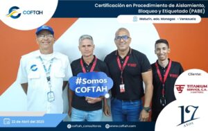 Certificación en Procedimiento De Aislamiento, Bloqueo y Etiquetado (PABE)