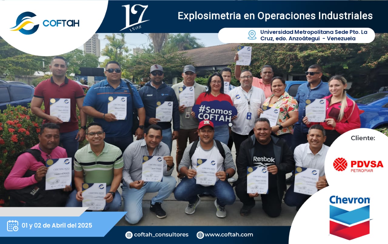 Lee más sobre el artículo Explosimetria en Operaciones Industriales EN PDVSA PETROPIAR Y CHEVRON