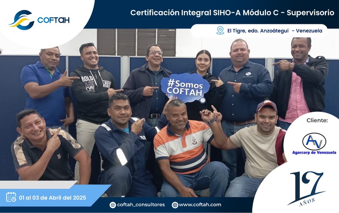 Lee más sobre el artículo Certificación Integral SIHO-A Módulo C – Supervisorio EN AGARCORP DE VENEZUELA