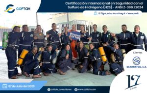 Certificación Internacional con el Sulfuro de Hidrógeno H2S – ANSI Z-390.1 2024