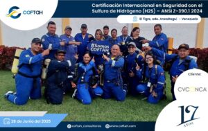 Certificación Internacional con el Sulfuro de Hidrógeno H2S – ANSI Z-390.1 2024