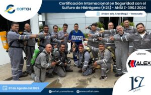Certificación Internacional con el Sulfuro de Hidrógeno H2S – ANSI Z-390.1 2024