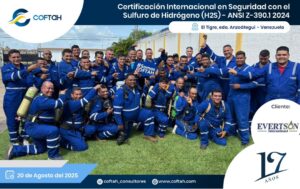 Certificación Internacional con el Sulfuro de Hidrógeno H2S – ANSI Z-390.1 2024