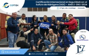 Certificación Internacional con el Sulfuro de Hidrógeno H2S – ANSI Z-390.1 2024