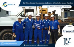Certificación de Operadores de Brazos Articulados sobre Camión