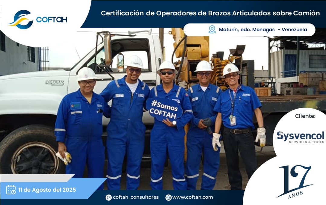 Lee más sobre el artículo Certificación de Operadores de Brazos Articulados sobre Camión EN SYSVENCOL