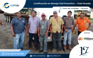 Certificación en Manejo Vial Defensivo – Flota Pesada