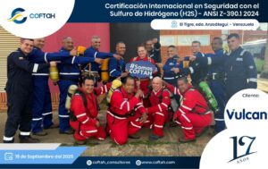 Certificación Internacional con el Sulfuro de Hidrógeno H2S – ANSI Z-390.1 2024