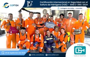 Certificación Internacional con el Sulfuro de Hidrógeno H2S – ANSI Z-390.1 2024