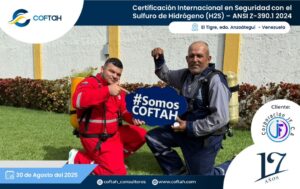 Certificación Internacional con el Sulfuro de Hidrógeno H2S – ANSI Z-390.1 2024