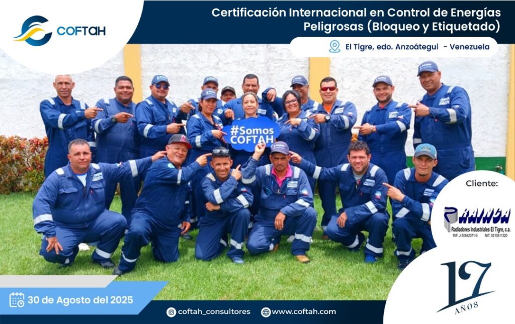 Certificación Internacional en Control de Energías Peligrosas (Bloqueo y Etiquetado) ANSI/ASSP Z244.1-20