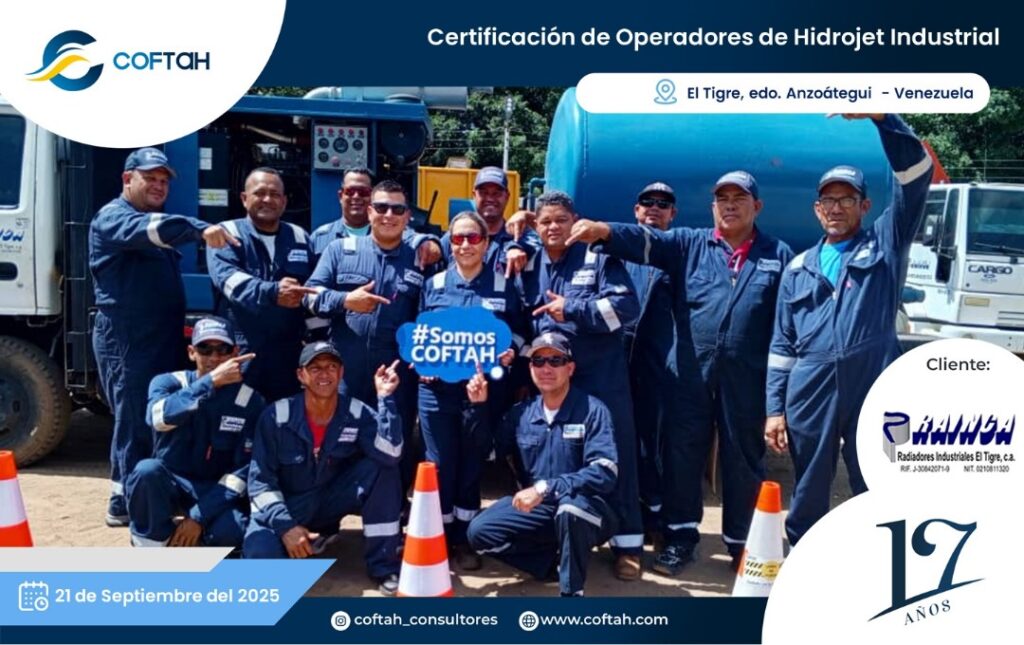 Certificación de Operadores de Hidrojet Industrial