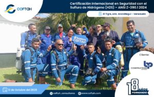 Certificación Internacional con el Sulfuro de Hidrógeno H2S – ANSI Z-390.1 2024