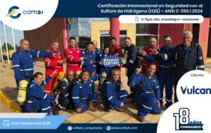 Certificación Internacional con el Sulfuro de Hidrógeno H2S – ANSI Z-390.1 2024
