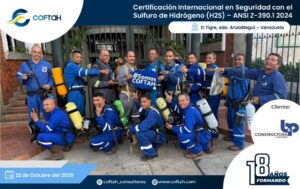 Certificación Internacional con el Sulfuro de Hidrógeno H2S – ANSI Z-390.1 2024