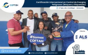 Certificación Internacional en Control de Energías Peligrosas (Bloqueo y Etiquetado) ANSI/ASSP Z244.1-20