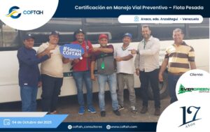 Certificación en Manejo Vial Defensivo – Flota Pesada