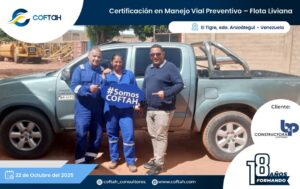 Certificación en Manejo Preventivo – Flota Liviana